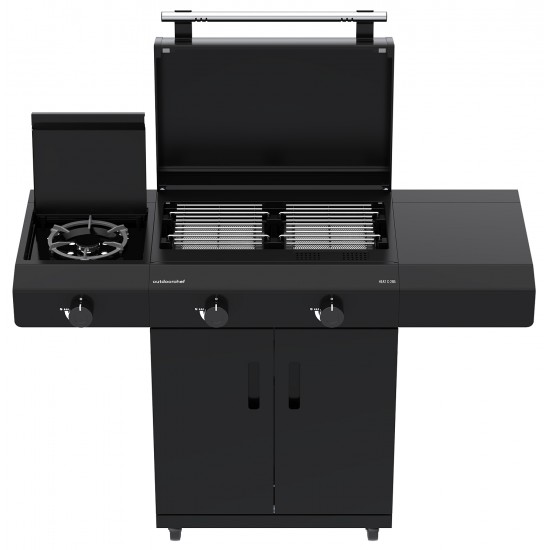 Outdoorchef HEAT C-265 - ψησταριά υγραερίου με 2 Ζώνες ψησίματος & Πλευρική εστία