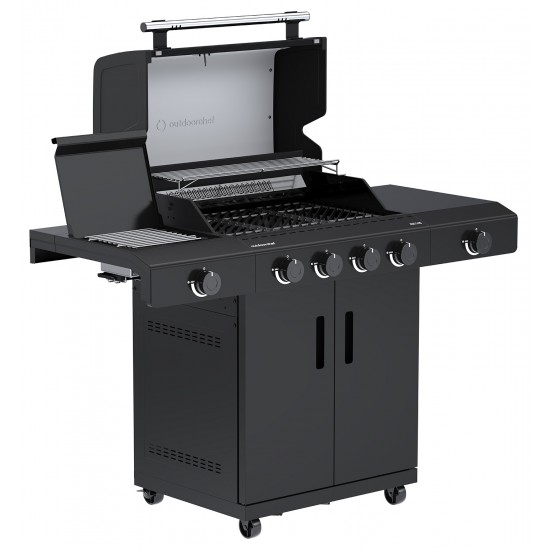 Outdoorchef HEAT C-435 RB - ψησταριά υγραερίου με Ζώνη ψησίματος & καυστήρα σούβλας