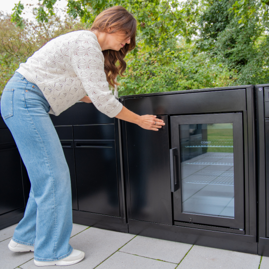 Μονάδα ντουλαπιού στενή με συρτάρι για εξωτερική κουζίνα HEAT Outdoorchef 