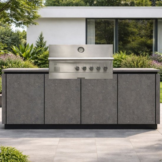 Outdoorchef QUBE X-415 RB S - ψησταριά υγραερίου εντοιχιζόμενη
