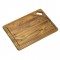 Επιφάνεια κοπής από ξύλο teak με αυλάκι 36 x 25 x 1.9 εκατ. Elegance Culinary  - STOLF
