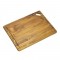 Επιφάνεια κοπής από ξύλο teak με αυλάκι 41 x 30.5 x 1.9 εκατ. Elegance Culinary  - STOLF