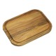 Επιφάνεια κοπής από ξύλο teak με αυλάκι 40 x 28 x 2.4 εκατ. Elegance Culinary - STOLF