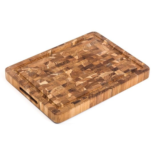 Ξύλο Κοπής με ρυάκι & χερούλια 40.5 x 30.5 x 3.8 εκ. |TEAKHAUS Butcher Block Ξύλο Κοπής με ρυάκι & χερούλια 40.5 x 30.5 x 3.8 εκ. |TEAKHAUS Butcher Block