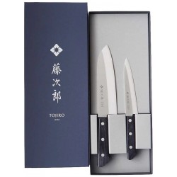 Σετ μαχαιριών 2 τμχ Γενικής χρήσης & Santoku σε συσκευασία δώρου Tojiro Basic Σετ μαχαιριών 2 τμχ Γενικής χρήσης & Santoku σε συσκευασία δώρου Tojiro Basic