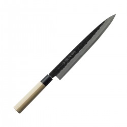 Μαχαίρι Yanagi-Sashimi από ατσάλι shirogami 27 εκατ. Hammered Tojiro Μαχαίρι Yanagi-Sashimi από ατσάλι shirogami 27 εκατ. Hammered Tojiro