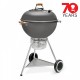 Weber 70th Kettle Επετειακή, GBS 57cm, Hollywood Grey Weber 70th Kettle Επετειακή, GBS 57cm, Hollywood Grey