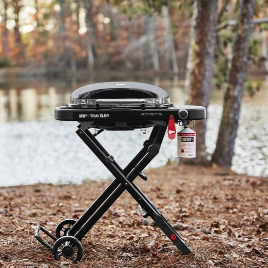 Weber Traveler Compact - φορητή ψησταριά υγραερίου & 50€ Δώρα Αξεσουάρ