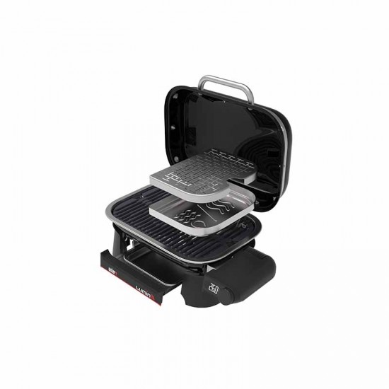 Weber Lumin Smart Compact Black NEW  - Ηλεκτρική ψησταριά