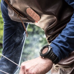 Ποδιά Δερμάτινη Bovine Brown με κορδέλες 82/60 - Xapron Ποδιά Δερμάτινη Bovine Brown με κορδέλες 82/60 - Xapron