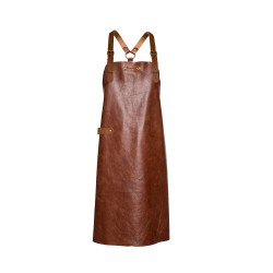 Ποδιά Δερμάτινη New York Cognac με ιμάντες ώμου 82/60 - Xapron Ποδιά Δερμάτινη New York Cognac με ιμάντες ώμου 82/60 - Xapron