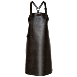 Ποδιά Δερμάτινη New York Black με ιμάντες ώμου Black 82/60 - Xapron Ποδιά Δερμάτινη New York Black με ιμάντες ώμου Black 82/60 - Xapron