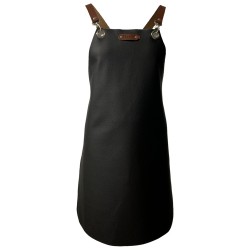 Ποδιά Δερμάτινη Bovine Black με κορδέλες 82/60 - Xapron Ποδιά Δερμάτινη Bovine Black με κορδέλες 82/60 - Xapron