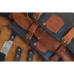 Δερμάτινη Θήκη με γωνία & θηλιά ζώνης Προστατευτική για Μαχαίρι 20x5,5 cm - Xapron