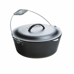 Μαντεμένιο Dutch Oven 6,62 lt με μαντεμένιο καπάκι και ανοξείδωτη λαβή - Lodge Μαντεμένιο Dutch Oven 6,62 lt με μαντεμένιο καπάκι και ανοξείδωτη λαβή - Lodge
