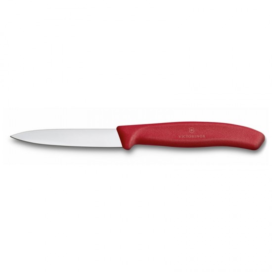 Μαχαίρι Κουζίνας 8 Εκ. Μυτερό - Λαβή Κόκκινη Swiss Classic Victorinox