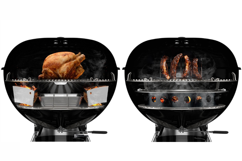 Τρόποι ψησίματος με Weber Master-Touch – ολόκληρο κοτόπουλο και ribs σε έμμεσο και άμεσο ψήσιμο με κάρβουνο